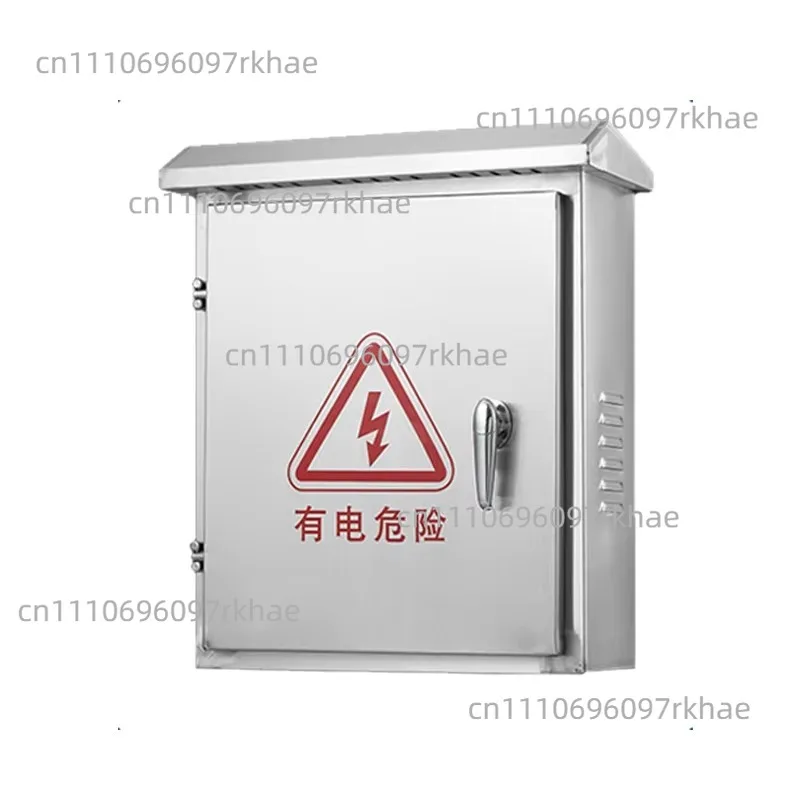 304 Stainless Steel Outdoor Rainproof Electrical Distribution Box Power Control Enclosure