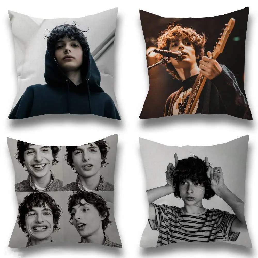 Funda de cojín para coche con diseño de Actor F-Finn COOL Wolfhard, funda de almohada para sofá, regalo de Navidad
