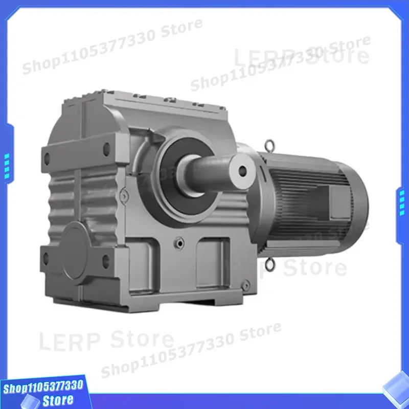 S Series Helical Worm Gear Reducer Motor Industrial Gearbox Speed Reducer for Machinery Transmission High Torque Drive Unit