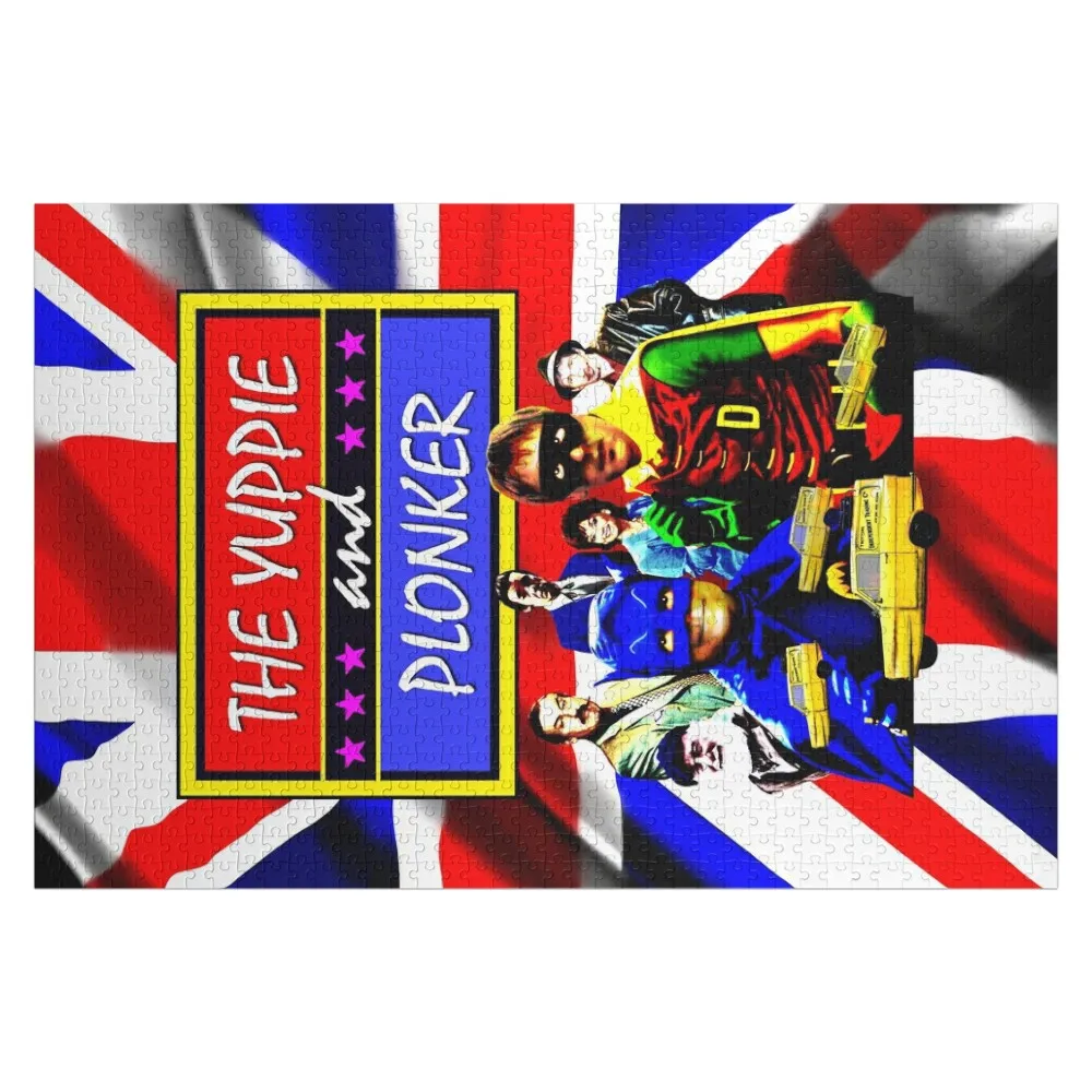 The Yuppie And Plonker British Classic Comedy 1980s V1b Jigsaw Puzzle Custom Photo Picture Personalized Wooden Name Puzzle
