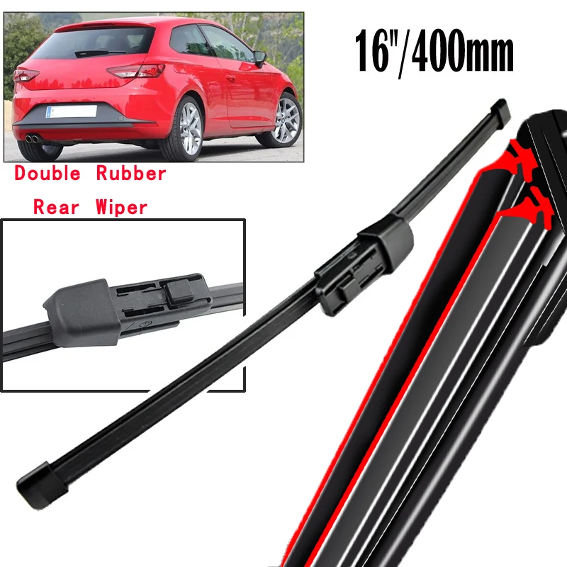 

Car Wiper 16" Rear Wiper Blade For Seat Leon SC Sportcoupe 5F5 2013 - 2020 Windshield Windscreen Clean Window Rain Brush