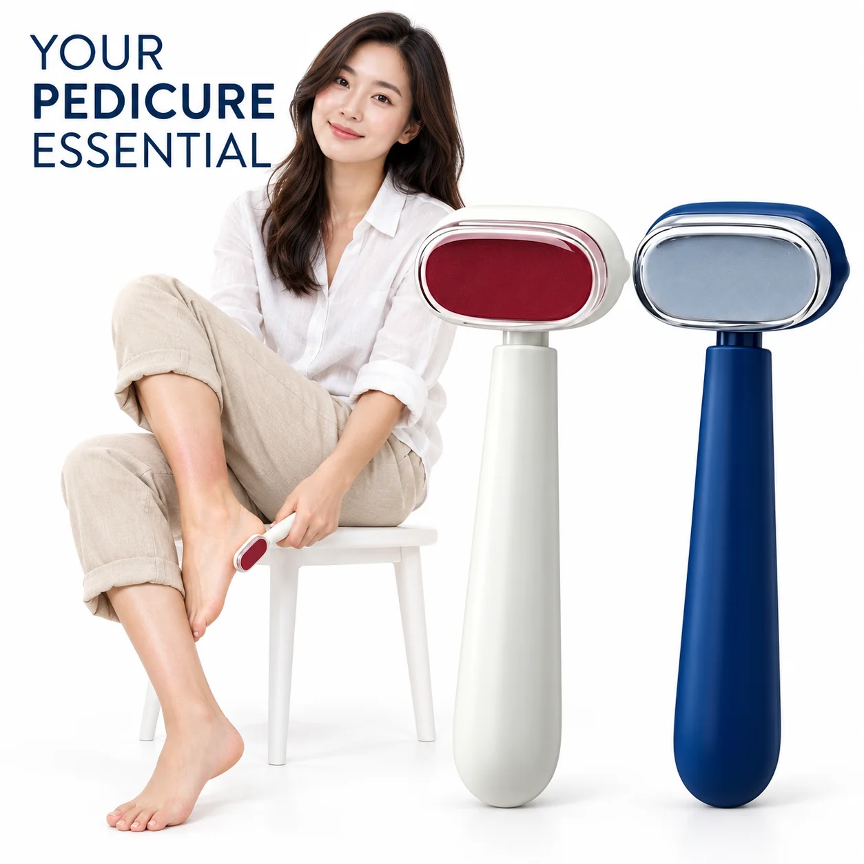Foot File Callus Remover Double Sided Heel Rasp Stainless Steel Foot Scraper Manual Pedicure Dead Skin Removal Tool