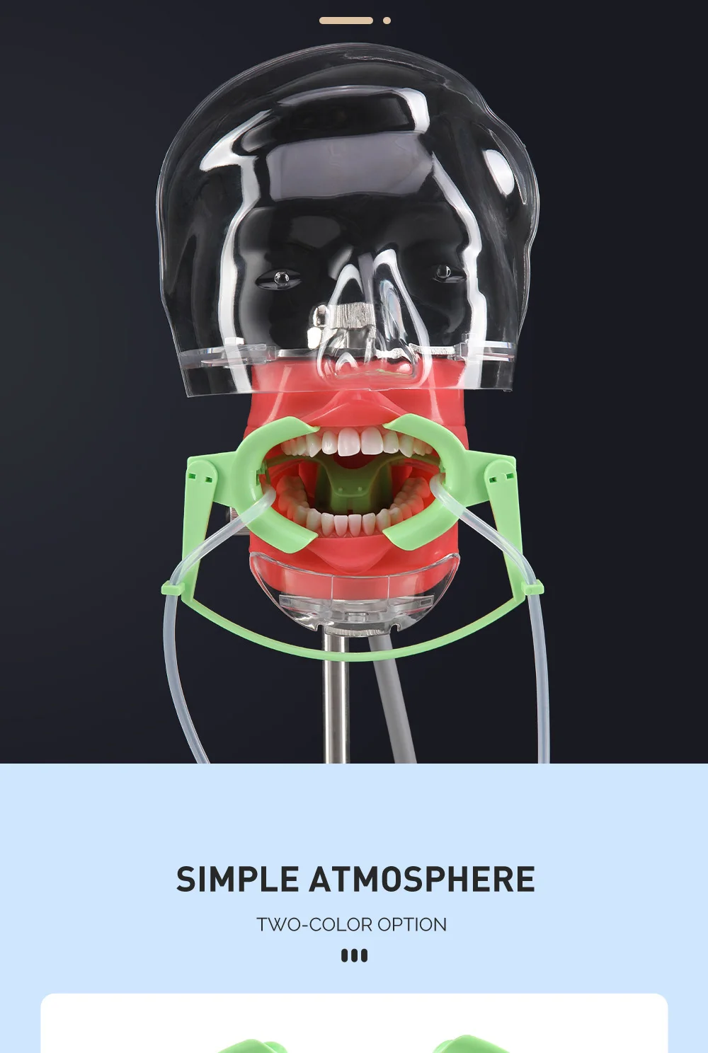 AZDENT Dental-Mundöffner mit Speichelsauger, kieferorthopädischer Nola Lip Cheek Retractor, verstellbares Labor-Trockenfeldsystem – Detail 4