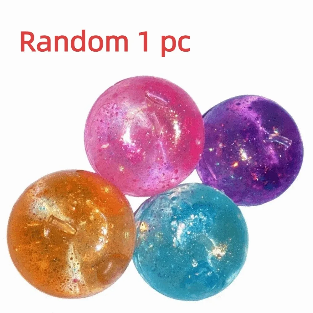 Gift Slow Rebound Fidget Toy Non-Bounce Slow Rising Squeezable Toy Handmade Glitter Squishy Toy Kids
