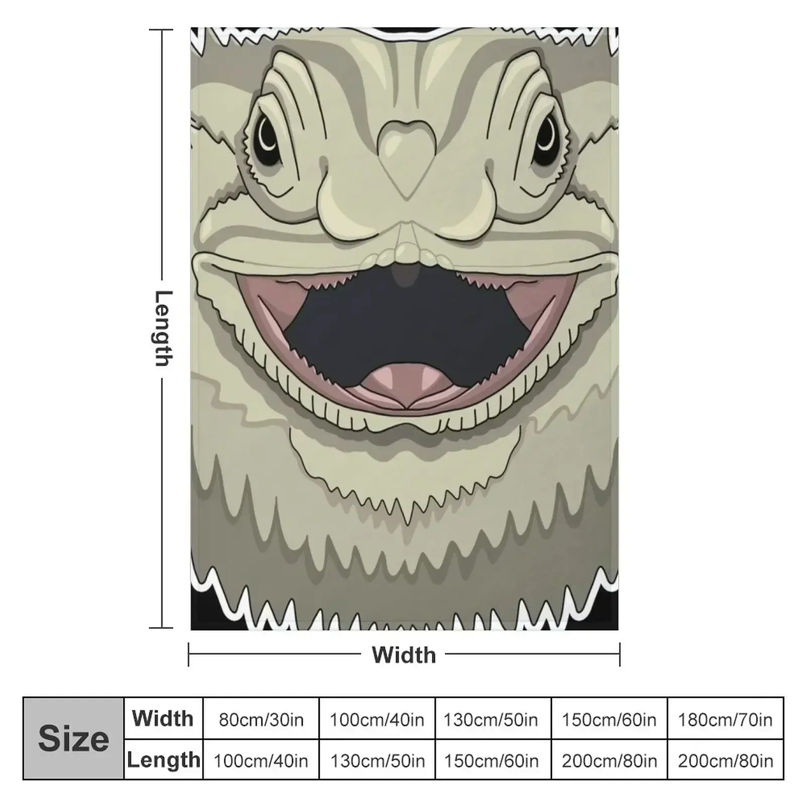 Bearded Dragon Throw Blanket Picnic Blankets For Sofas Tourist warm for winter Luxury Throw Single Blankets
