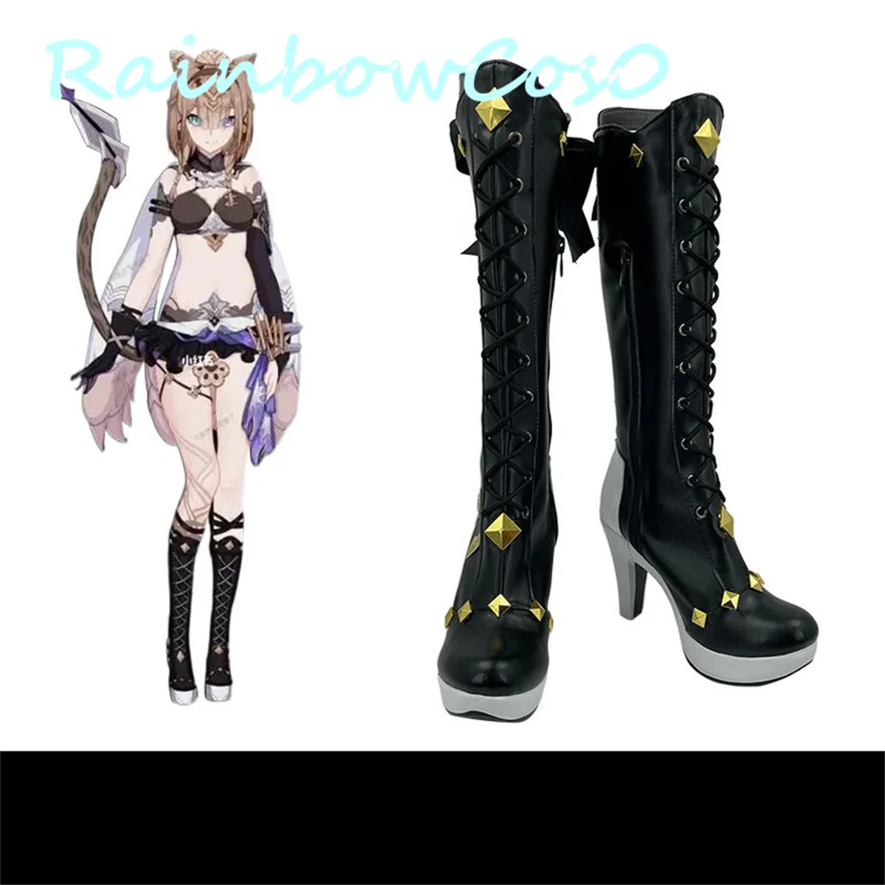 Honkai Impact 3rd  Pardofelis Cosplay Shoes Boots Game Anime Halloween Christmas RainbowCos0 W3010