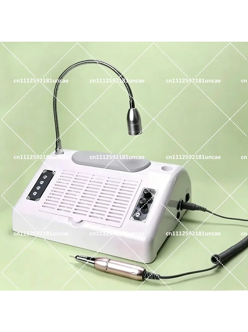 5 in 1 96W Nail Lamp Vacuum Cleaner Polishing Machine, Multifunctional All-in-One Nail Tool Set