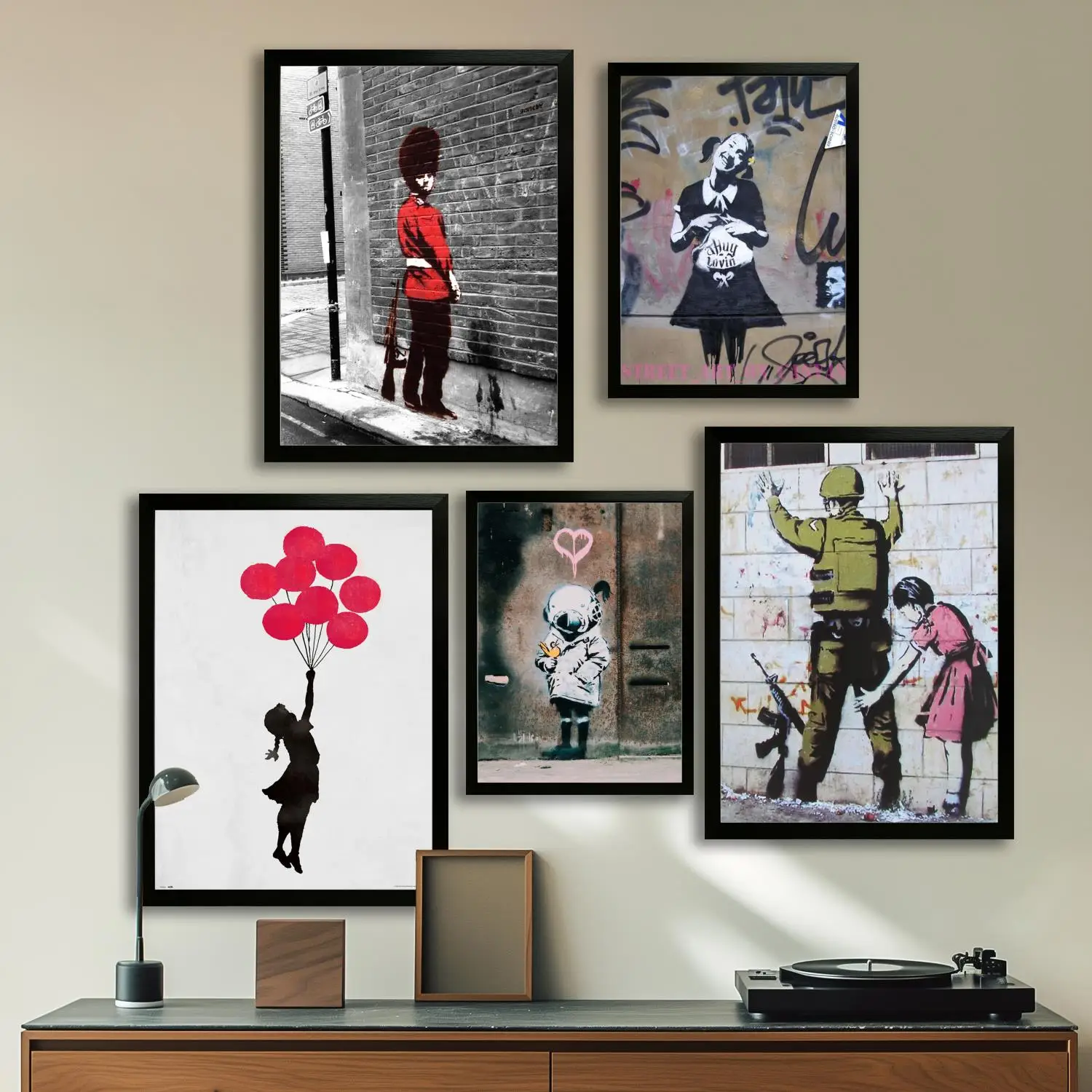 banksy Canvas Art Poster and Wall Art, Picture Print, Modern Family, Bedroom Decor, Posters,Decorative painting