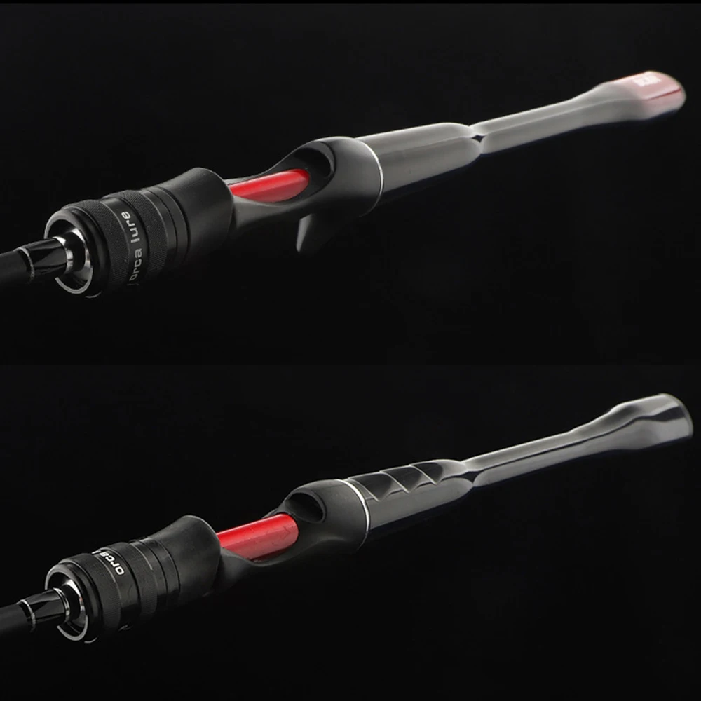FISHINGFANS ORCA Spinn- und Wurfangeln Mittelschwere Ruten 1,65m 1,8m 2,1m 2,4m 5-20g 6-12LB Kunstköder Meerbarsch Karpfen Angelrute – Detail 1