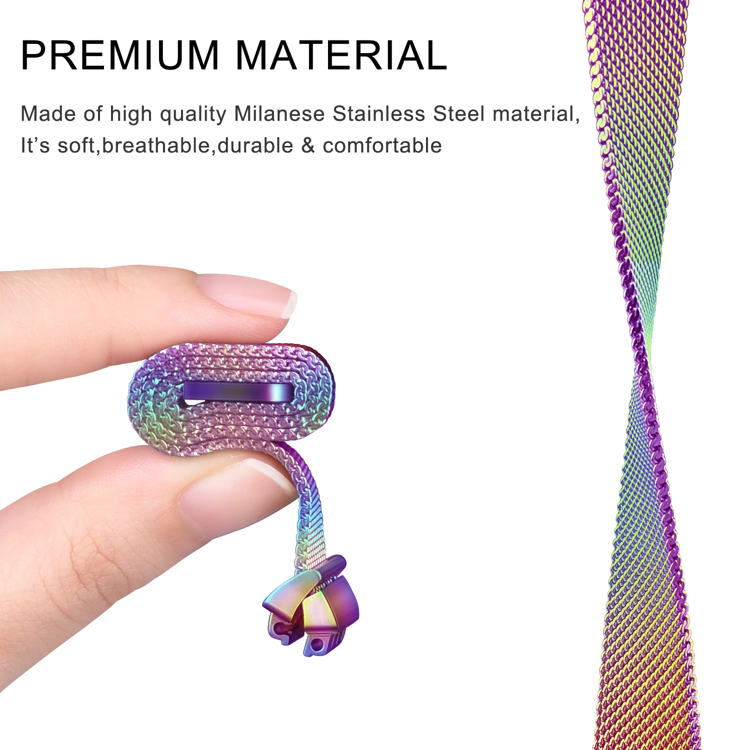 Металлический магнитный ремешок для часов для Fitbit Inspire/inspire 2/inspire HR, ремешок-браслет для Fitbit ACE 2/ACE 3, аксессуар для браслета