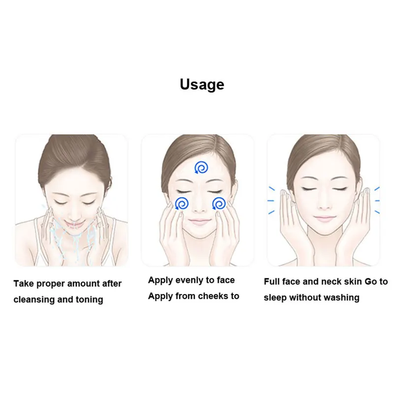 알로에 베라 글루 수면 마스크, 모공 수축, 오일 컨트롤, 부드럽고 부드러운 보충, 미세 라인 마스크 크림, 10 개