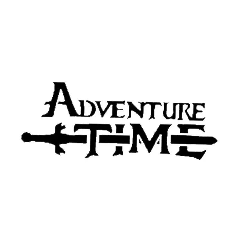 17 * 6cm Adventure Time Personalized Letter Design Window Bumper Decoration Vinyl Motorcycle External Accessories Stickers