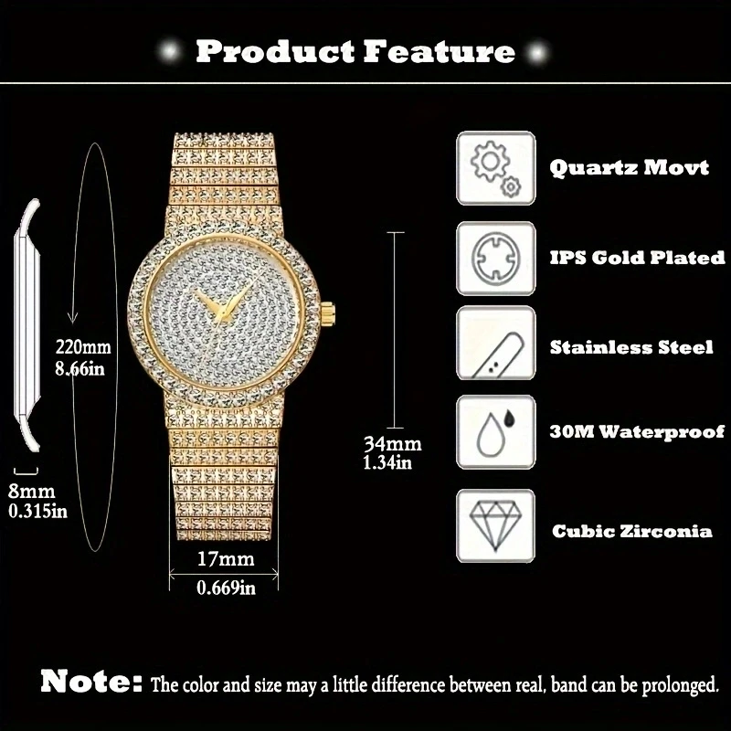 Women Diamond Watches Gold Watch Ladies Wrist Watches Luxury Brand Rhinestone Womens Bracelet Watches Female Relogio Feminino