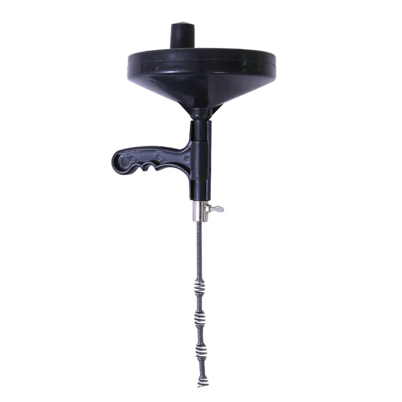 MAKE-배관 스네이크 드레인 오거, 장갑이 있는 헤비 듀티 파이프 막힘 제거제, 욕실, 주방 및 화장실용 스네이크 드레인 클리너 Du