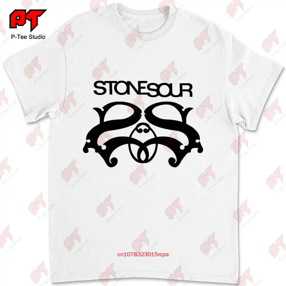 Official Stone Sour T Shirt Logo Grey Classic Rock Metal Band Corey Taylor 4GLD