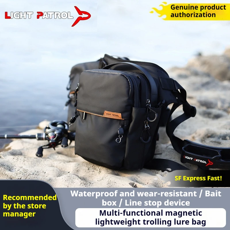 Light Patrol Bolsa impermeable para pesca, cebo y accesorios