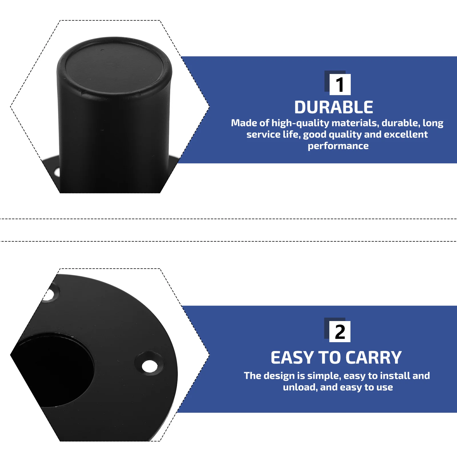 

1Pcs Speaker Mount Stand Iron Speaker Bracket Black Spray Paint Sturdy Base Screw Holes Stable Sound Cabinet Mount