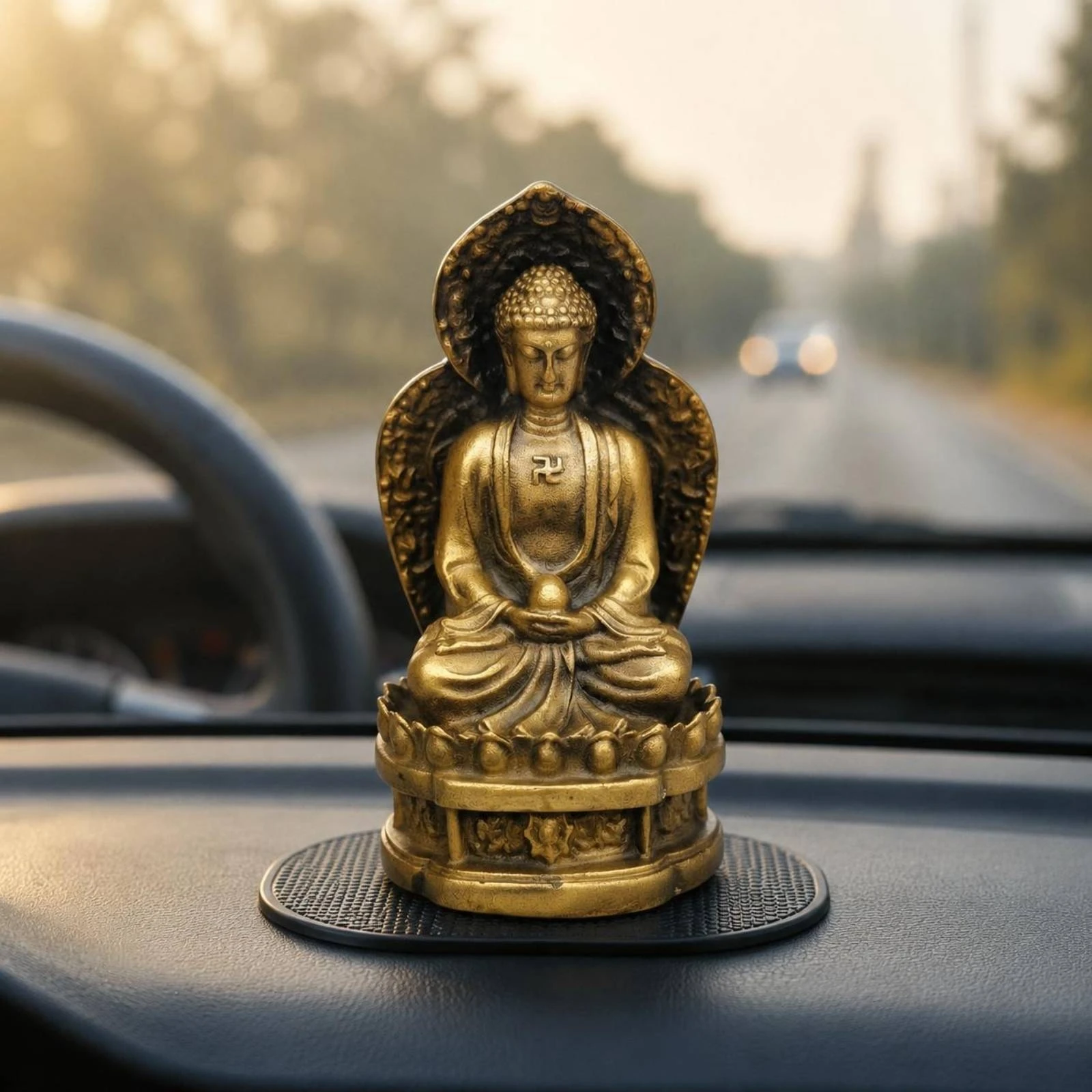 3 Stück goldene Buddha-Figur, – Home Decor Gold Bewertung und Preis