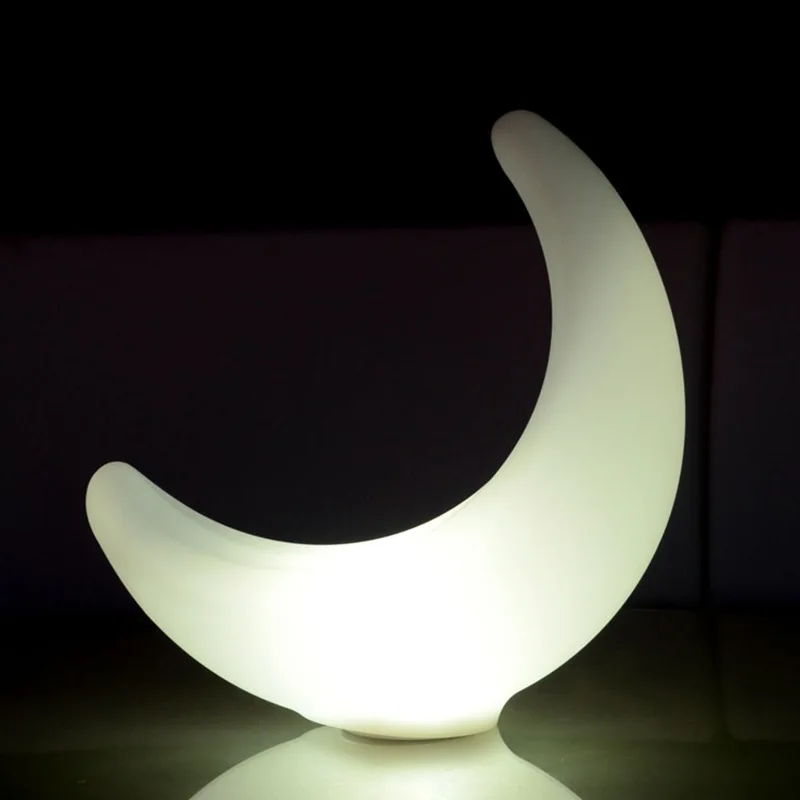 مصباح LED قمر مضيء ، متغير اللون ، مساحة تضيء ، إضاءة مزاجية ، غرزة ، إضاءة ليلية متوهجة ، ديكور عيد ميلاد
