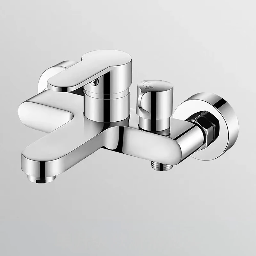 Tianview Hot and cold shower mixing valve faucet bathroom bathtub shower concealed simple triple faucet shower set