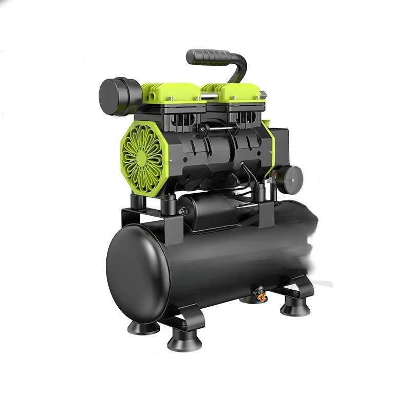 Silent Oil-free Air Compressor 220V Portable 12/30/50L Spray Painting High-pressure Air Compressor