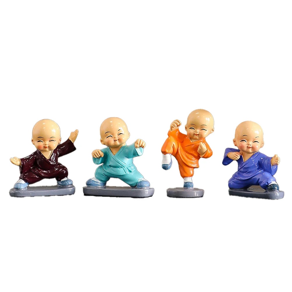 Desk Ornament As Shown Little Monk Statue Charming Aesthetics Feng Shui Influence Small Space Decor Stable Base