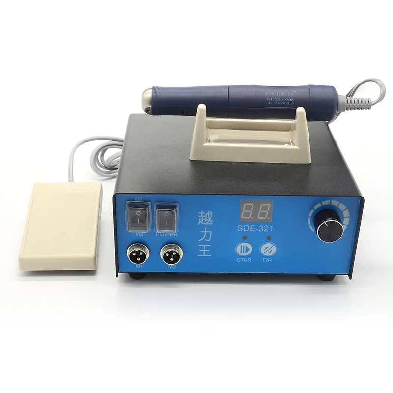 STRONGDRILL Jewelry Tools Machine 50W 90000 Rpm Brushless labMicro Motor  Nail Polisher Micromotor FN321