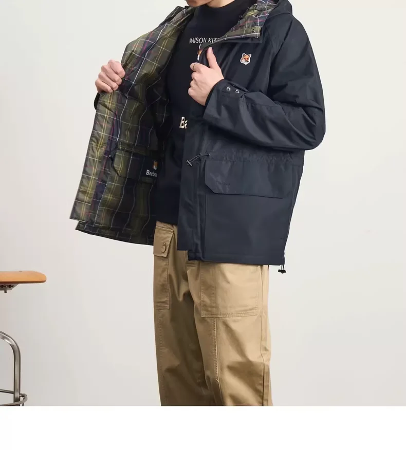 Jaqueta externa reversível de colaboração Barbour