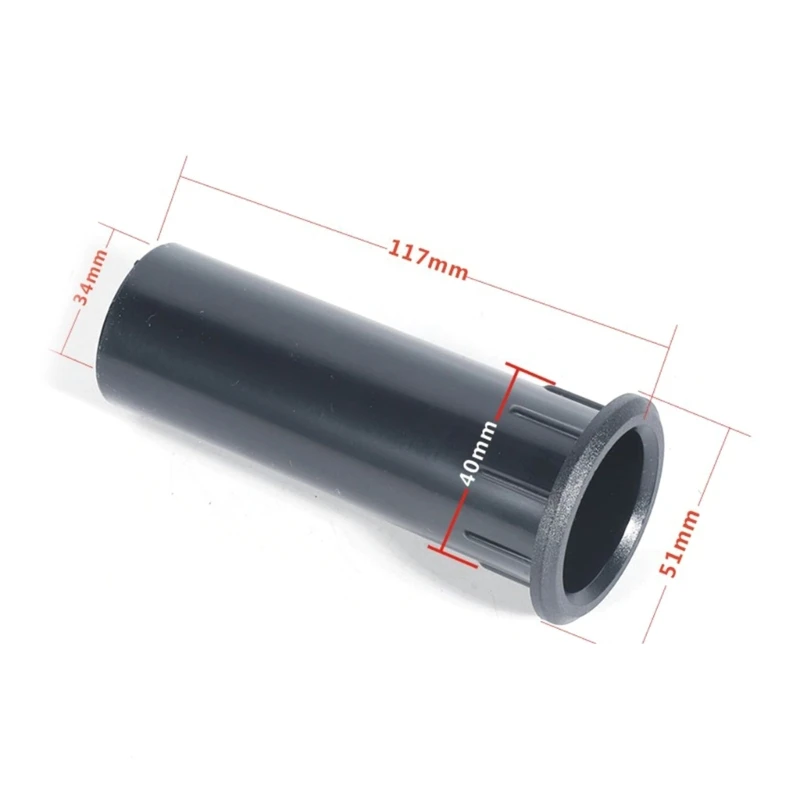 Speaker Plastic Bass Reflexes Tube Hole Mouth Vent Subwoofer Port ABS Dropship