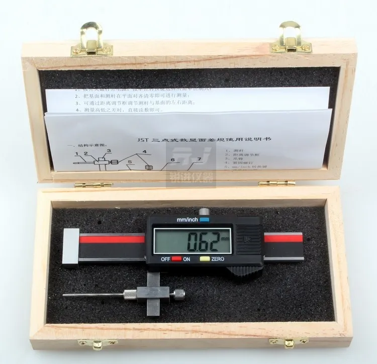 Digital display surface difference ruler Vernier difference gauge 0-20/30/40mm auto body sheet metal