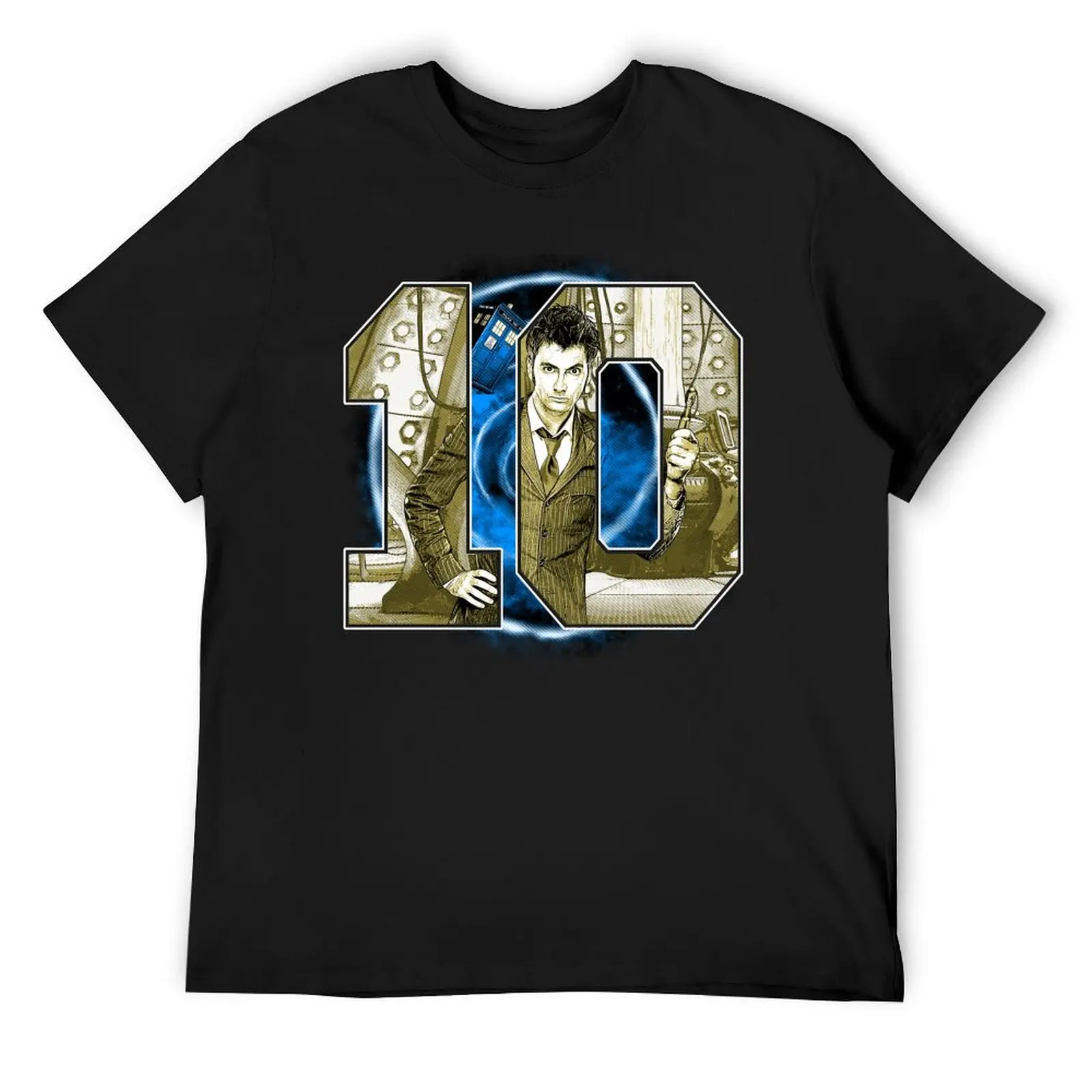

Number 10 T-Shirt blue lock valentines clothes cheap stuff shirts graphic tee men