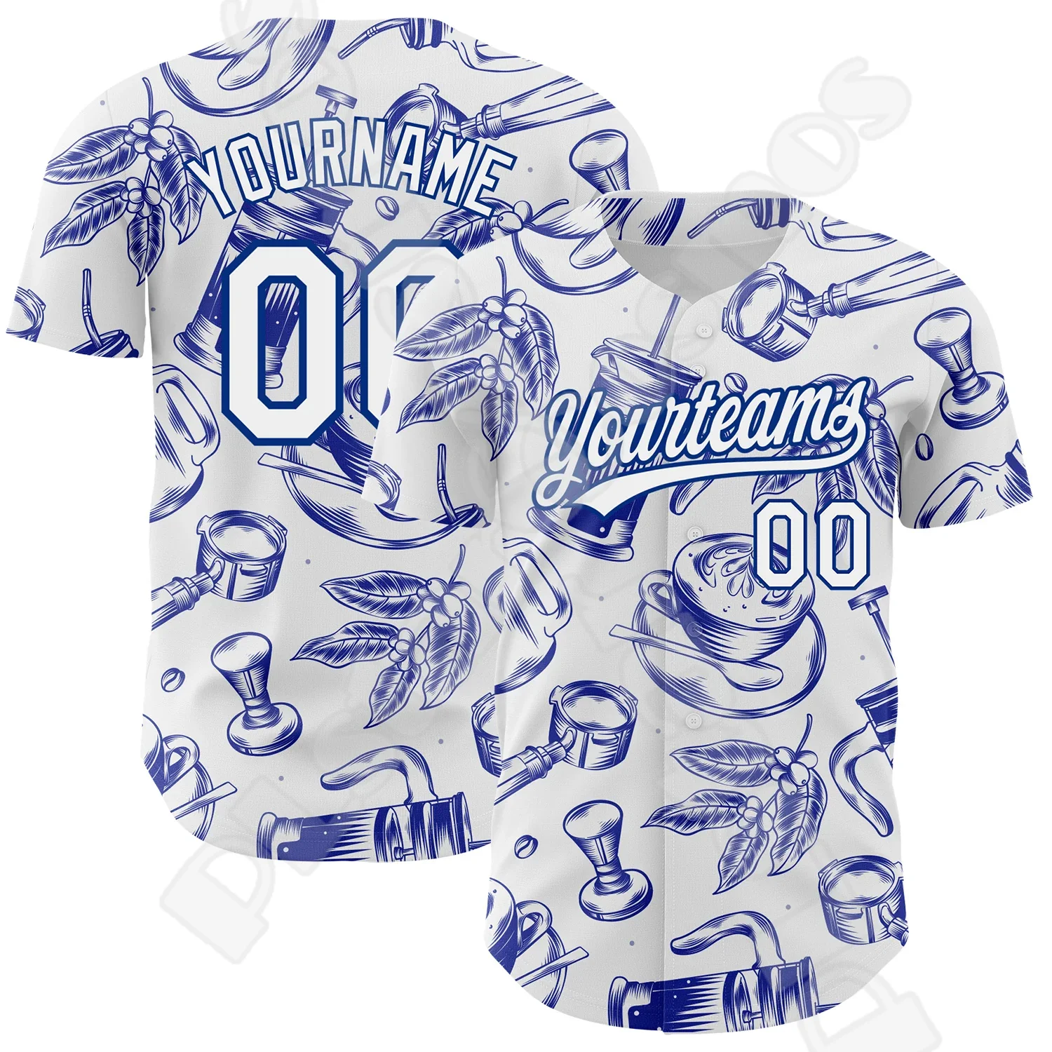 NewFashion Custom Name Graffiti Tattoo Retro Vintage 3DPrint Harajuku Summer Streetwear Short Sleeves Baseball Jersey Shirts A4