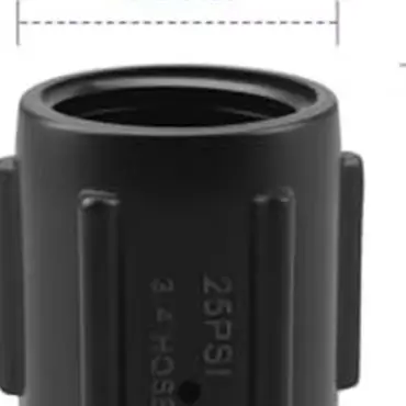 3 Pack 15 25 PSI Drip Irrigation Pressure Regulator 3/4 Inch Hose Fitting ABS Plastic For Garden Lawn Greenhouse Watering System