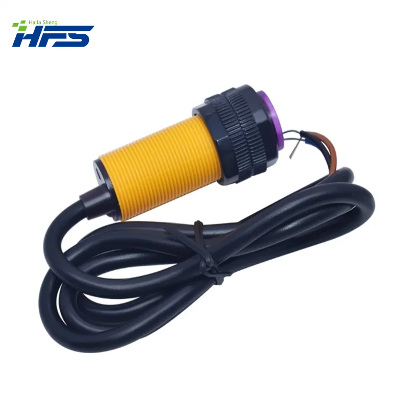 Smart Car Robot E18-D80NK Infrared Obstacle Avoidance Photoelectric Sensor Proximity Switch 3-80cm Detection Range Adjust