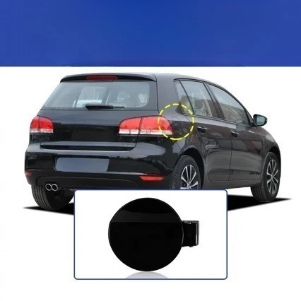 1PC for VW Golf MK6 GTI 2009 2010 2011 2012 2013 Fuel Gas Tank Filler Door Lid Cover Flap Cap 5K6809857C GRU Unprimed Black Red view 6