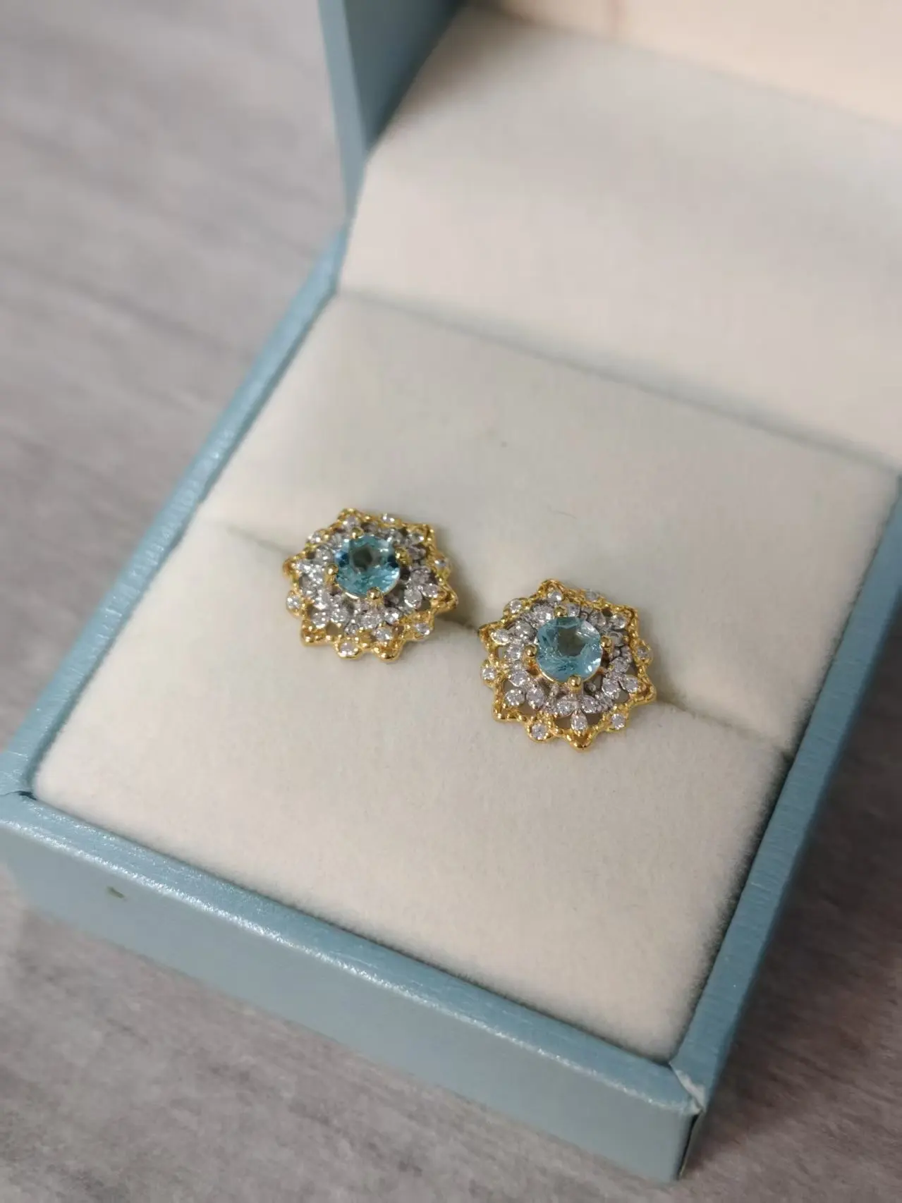 Chic Luxury 925 Silver Multiple Designs Natural Apatite Jewelry Set Heart Drop Stud Earrings/Finger Ring Personality Bijoux Gift