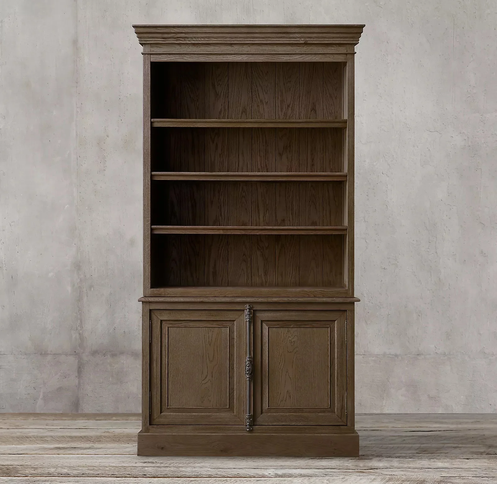 Solid wood living room furniture storage bookcase hotel villa