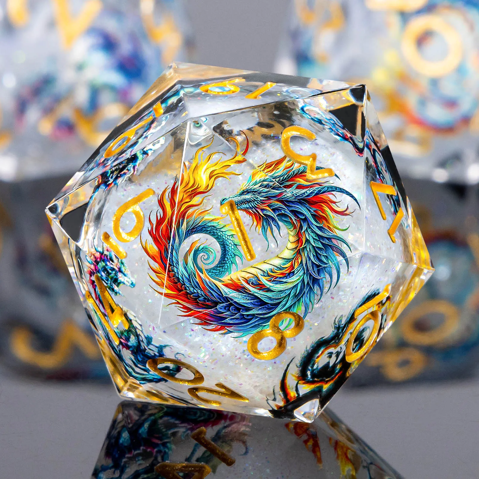 

Набор кубиков для D&D, многогранные кубики с острыми краями и жидким наполнением, полимерные кубики для Dungeons and Dragons, для ролевых игр D20 D12 D10 D8 D6 D4