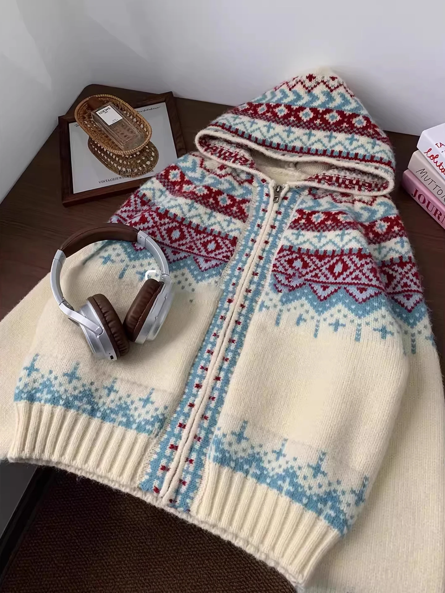 

Мужской вязаный кардиган-худи свободного кроя из полиэфирного волокна, мягкий, удобный, теплый, повседневный, для зимы