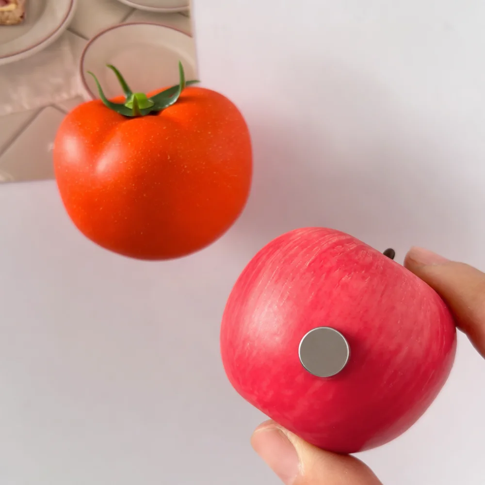 Kitchen Gadgets For Gifts - Vivid 3D Tomato Fridge Magnet Simulation