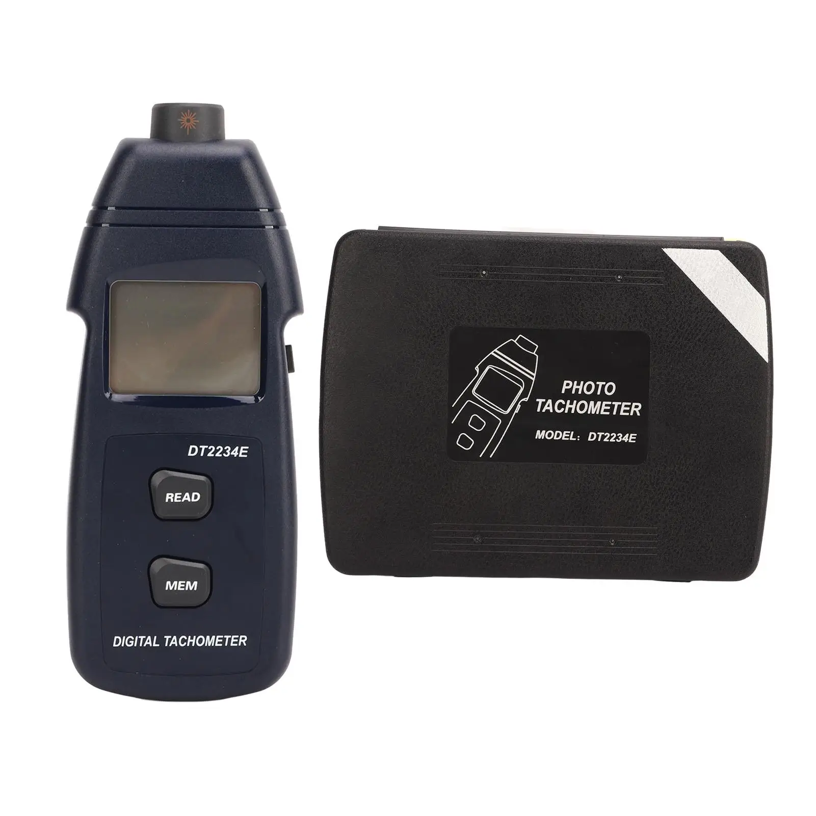 

Digital Laser Tachometer - Non-Contact RPM Measurement Tool for Lathes & Motors, Photo Tachmeter