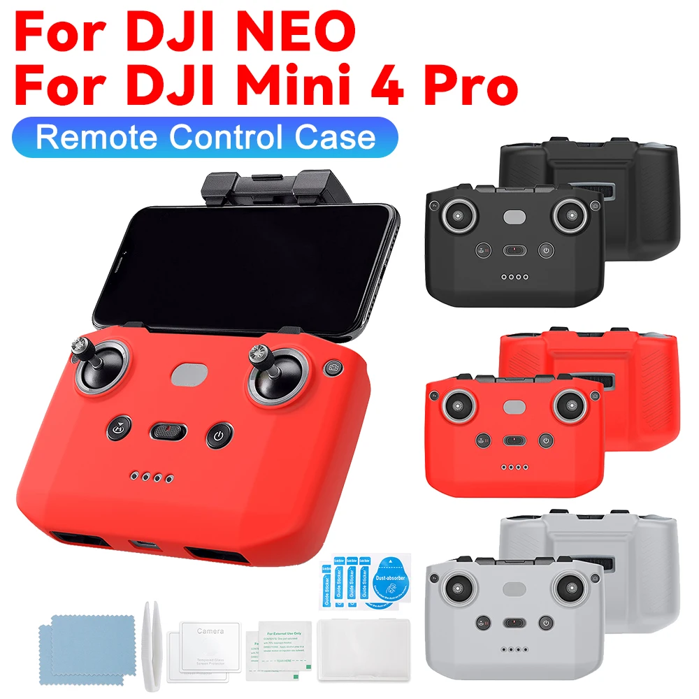 Silicone Case Anti-Scratch Protective Case Protective Cover Controller Protector for For dji NEO / Mini 4 Pro Remote Controller