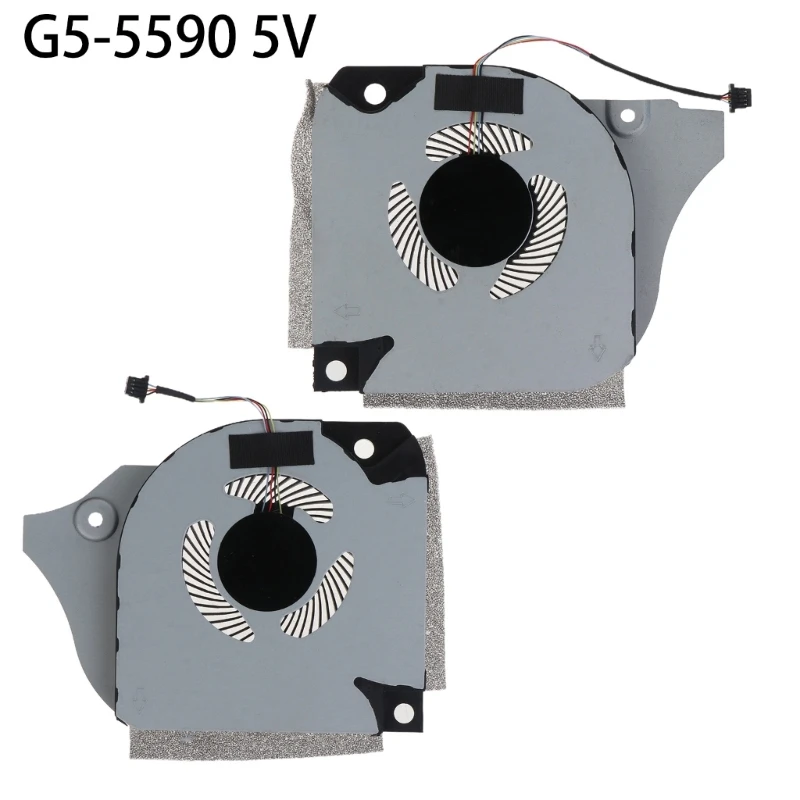 

2025 New Notebook Heatsink OEM for DellInspiron G7 7790 G5-5590 G5 5590 VGA CPU GPU Cooling Fan 5V 4-pin Laptop Cooler Radiator