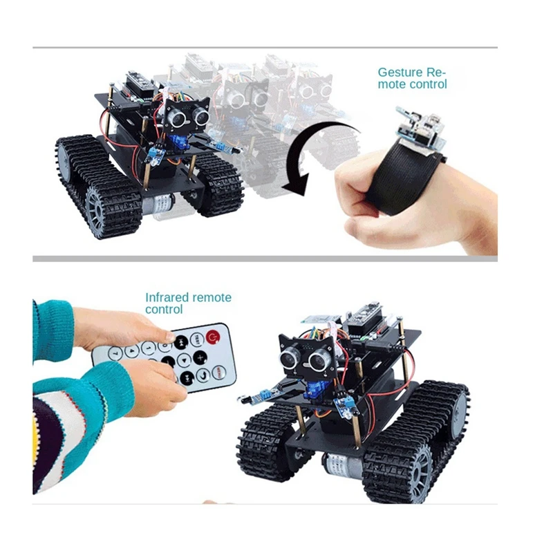 

Car Smart Robot Programming Kit Electronicgesture Control Kit Smart Car Robot Kit Programming Learning Programming Kit