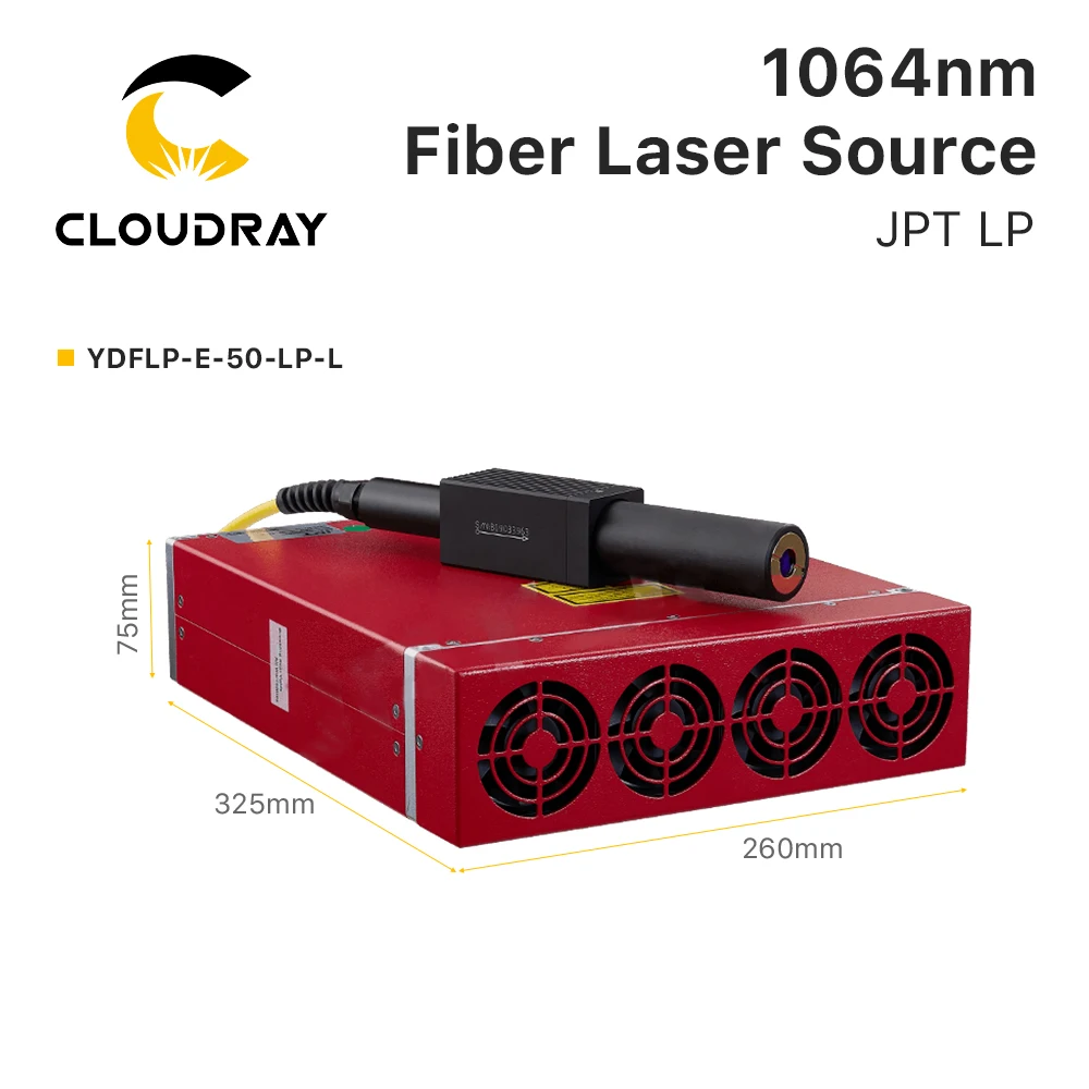 Cloudray JPT LP+ Series 20W 30W 50W MOPA Pulse Fiber Laser Module With Wide Frequencies High Quality for Fiber Laser Machine