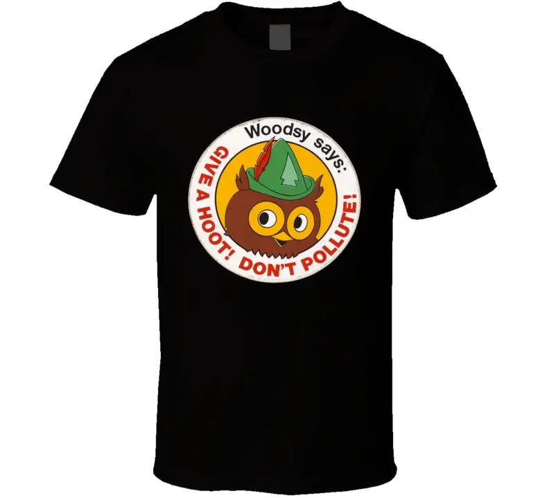 Woodsy The Owl Don't Pollute Environment Retro T Shirt