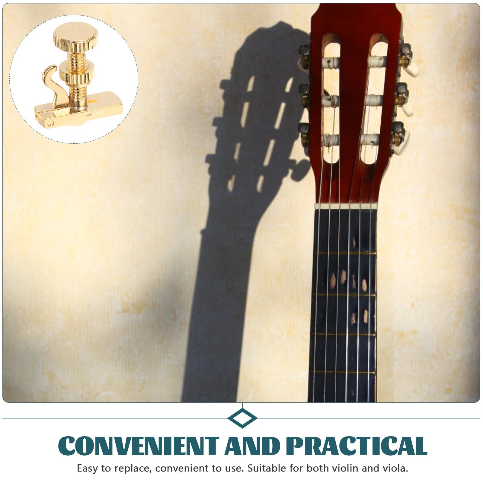 

Screw Fine Tuner Violin Viola String Adjuster Durable Metal Material Professional Sound Quality Screw Fine Tuner