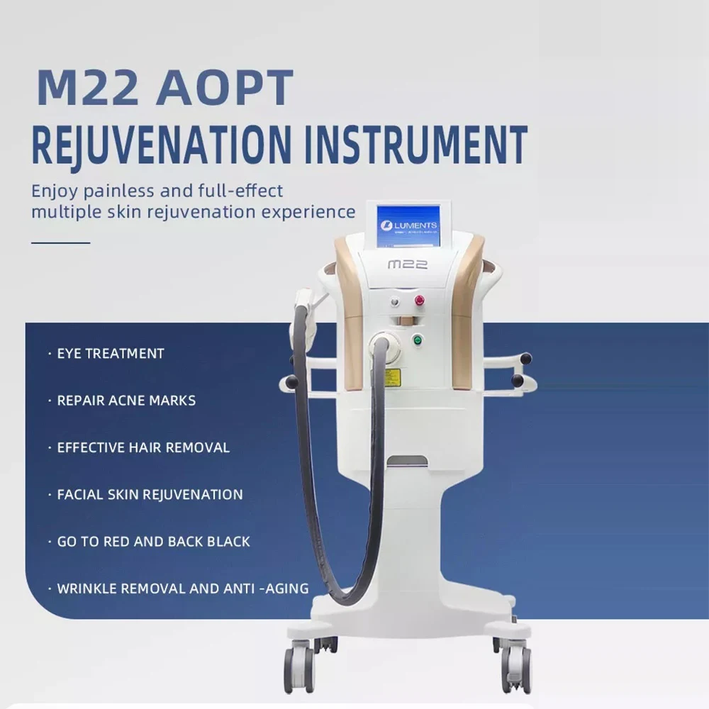 M22 IPL Laser Hair Removal Machine IPL OPT Permanent Hair Removal Machine Skin Rejuvenation Wrinkle Removal Salon Laser Epilator