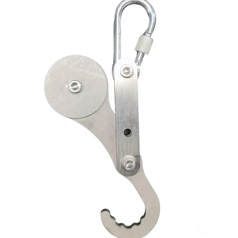 

1PCS Rope/Cable Lifting Hook Payload 200KG Stainless Steel Automatic Unhooking Gravity Hung Hook for DJI T60 RC Transport Drone