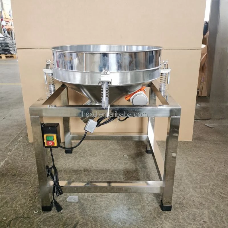 Stainless Steel Electric Vibrating Screen Plastic Powder Food Vibrating Screen Flour Sieving Machine